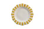 Casa Amarosa Ceramic Stripe Dinner Plate (Set of 4) - Thumbnail 2
