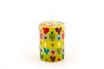 Thumbprint Artifacts Pastel Hearts Painted Candles - Thumbnail 4