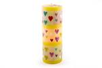 Thumbprint Artifacts Pastel Hearts Painted Candles - Thumbnail 6