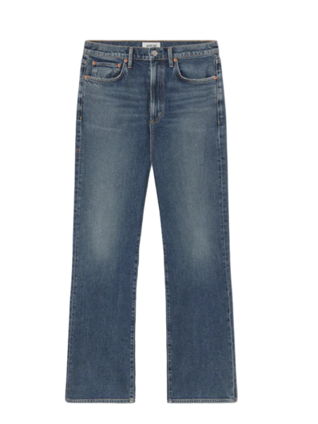 AMOMENTO Straight Fit Jeans - Mid Blue | Garmentory