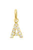 Gigi Clozeau "A" Lucky Letter Diamond Pendant - Thumbnail 1