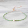 Libby and Smee Pearl String Bracelet - Green - Thumbnail 1