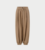 INTO THE EAST Linen Interwoven Loose-Fitting Wide-Leg Pants - Thumbnail 1