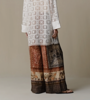 INTO THE EAST Linen Printed Wide-Leg Pants - Thumbnail 8