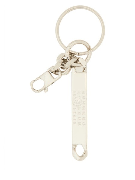 MM6 Maison Margiela Keychain with clip - Black | Garmentory
