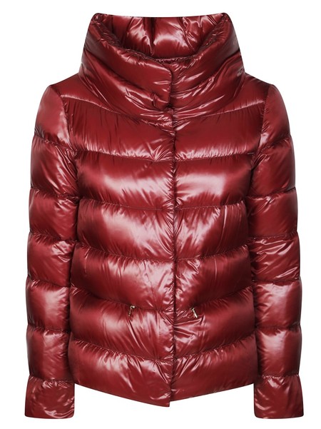 Herno Quilted Puffer Jacket With High Collar Jacket - Gray