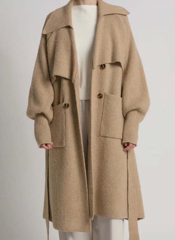 Meg Trench Cardigan Coat
