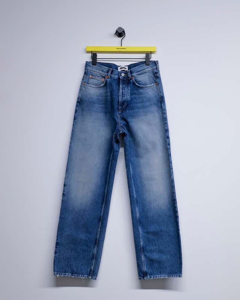 Magliano Sky Ice Cotton Flattone Denim Jeans