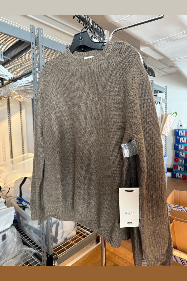 Le Kasha Gstaad Texture Sweater - Olive