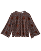 Cartolina Ellis Long Sleeve Top - Mocha - Thumbnail 1