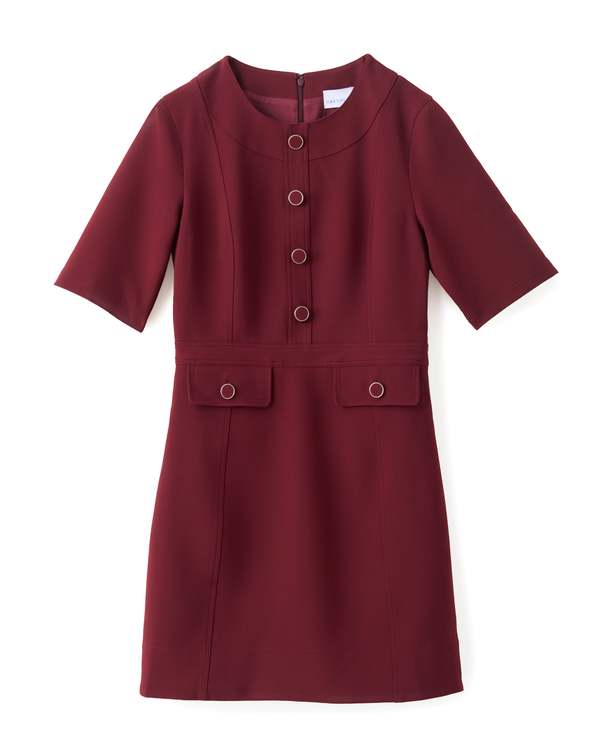 Cartolina Salem Dress - Wine