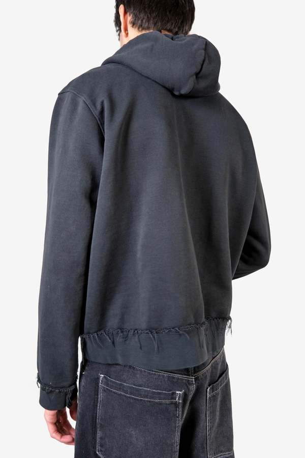 Camiel Fortgens Fitted Zip Hoodie - Black | Garmentory