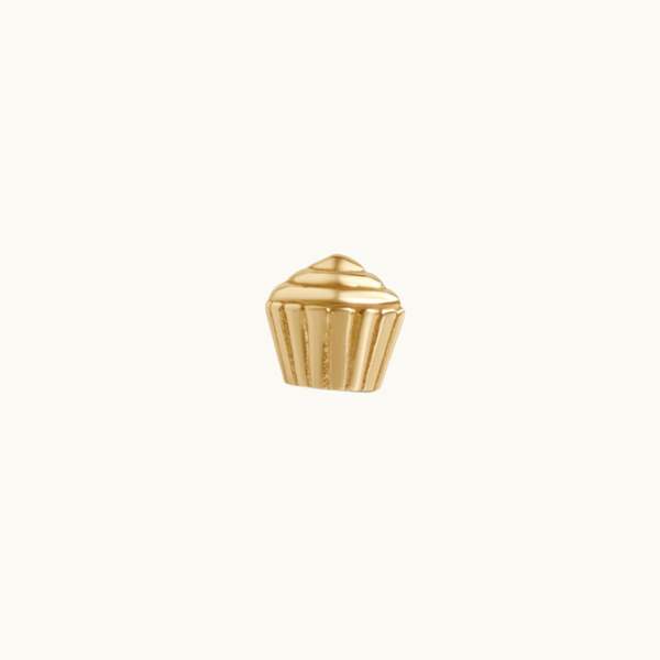 Whit Jewelry Cupcake Stud - 14K Yellow Gold