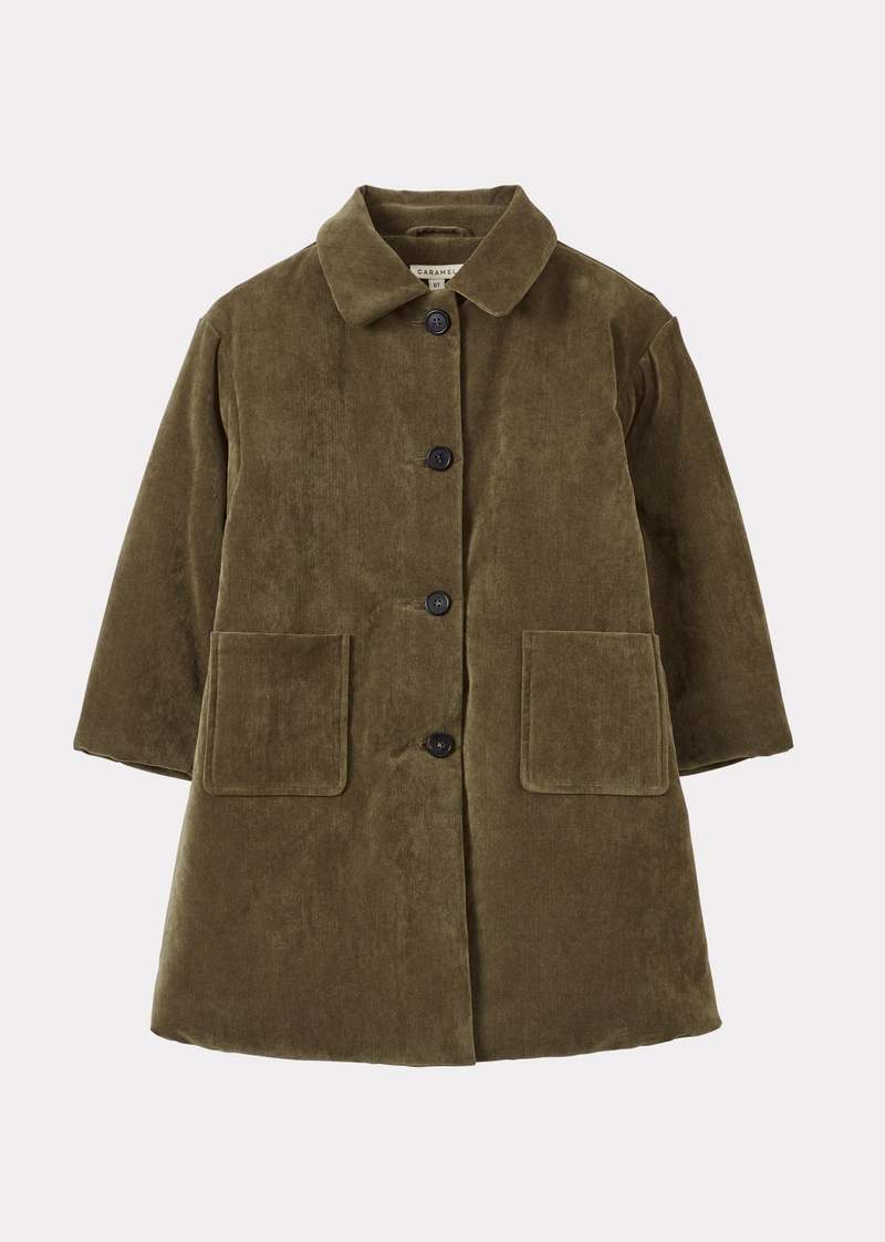 KIDS Caramel Cambridge Children's Velvet Coat