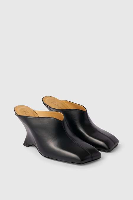 Coperni Wedge Sandal - Black/Brown | Garmentory