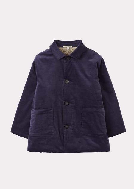 Kids Caramel Bear Coat - Charcoal Melton | Garmentory