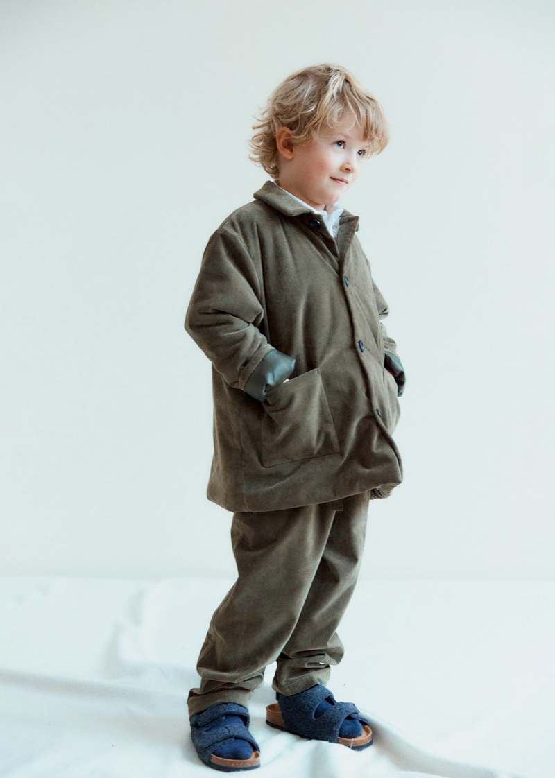 KIDS Caramel Clownfish Children's Velvet Jacket