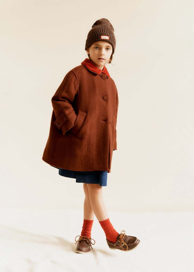 KIDS Caramel Everest Children's Wool Coat