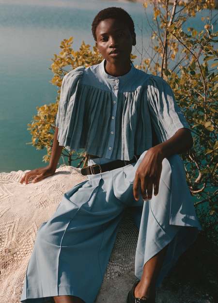 Sea NY Carolyn Workwear Rugby Shirt - Multicolor | Garmentory