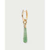 PDPAOLA Green Aventurine Large Pendant - Gold/Green - Thumbnail 1