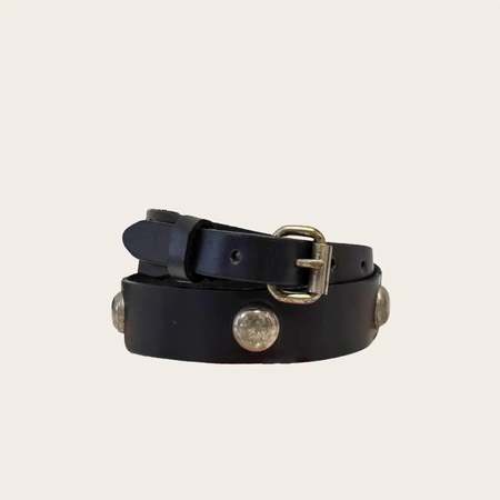Pre-Loved Paul Harnden Shoemakers Black Leather Belt