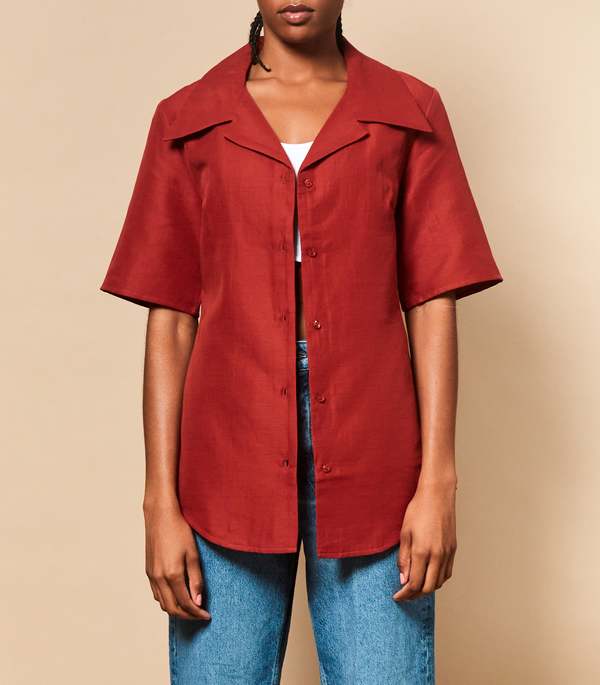 Leigh NY Sabrina Button Down