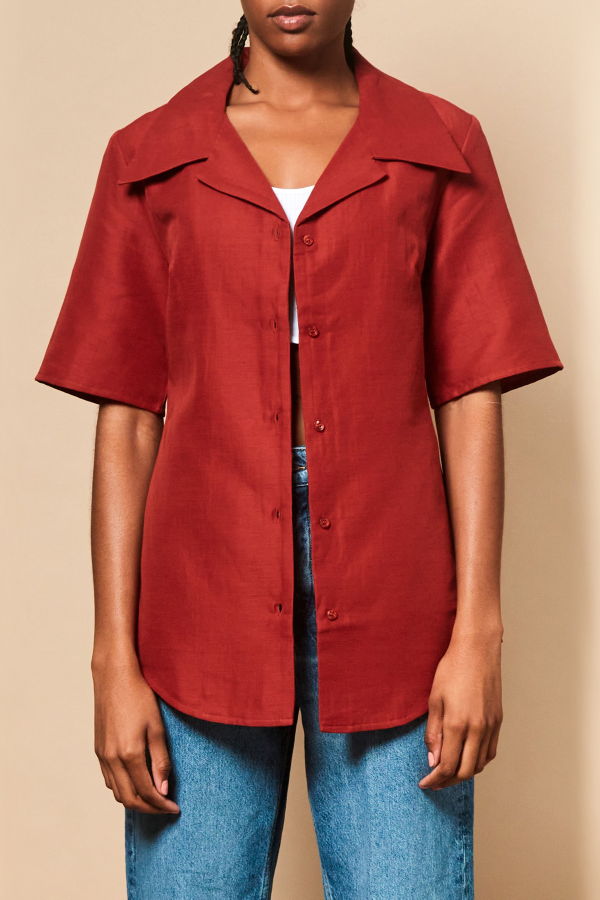 Leigh NY Sabrina Button Down