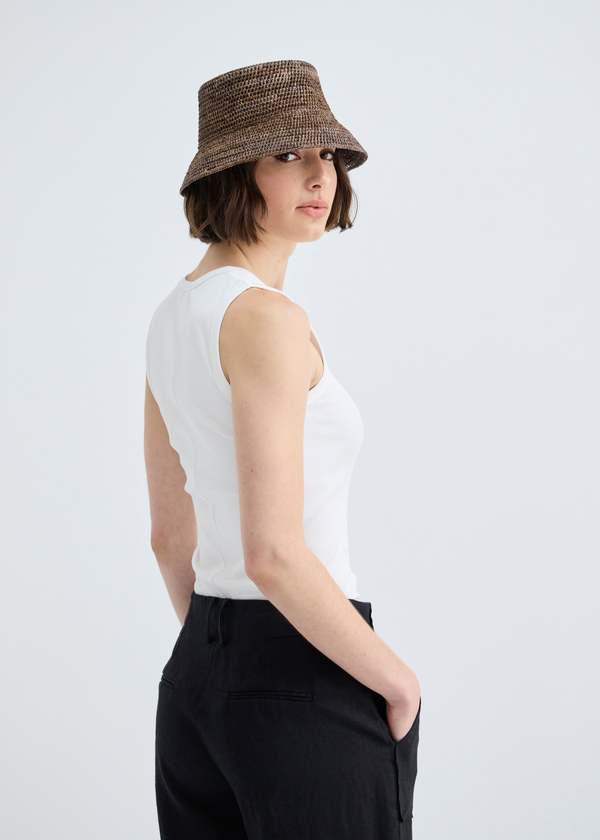 Tanora x Laing Raffia Bucket Hat