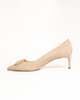 Rupert Sanderson New Nora Court Shoe - Sand - Thumbnail 4