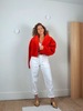 Vintage Cropped Faux Fur Jacket - Thumbnail 6