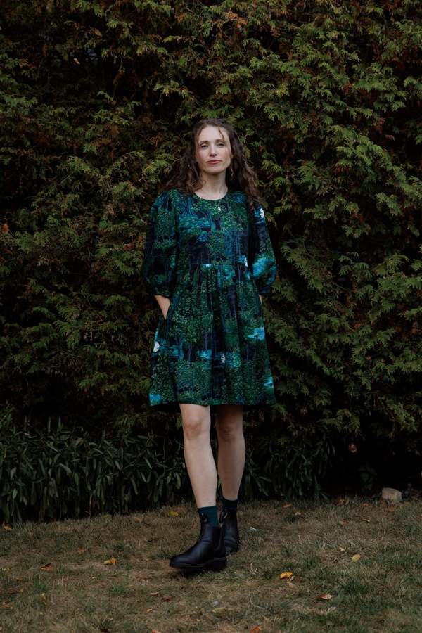 Birds of North America Cinnamon Bittern Dress (Sleepwalker)