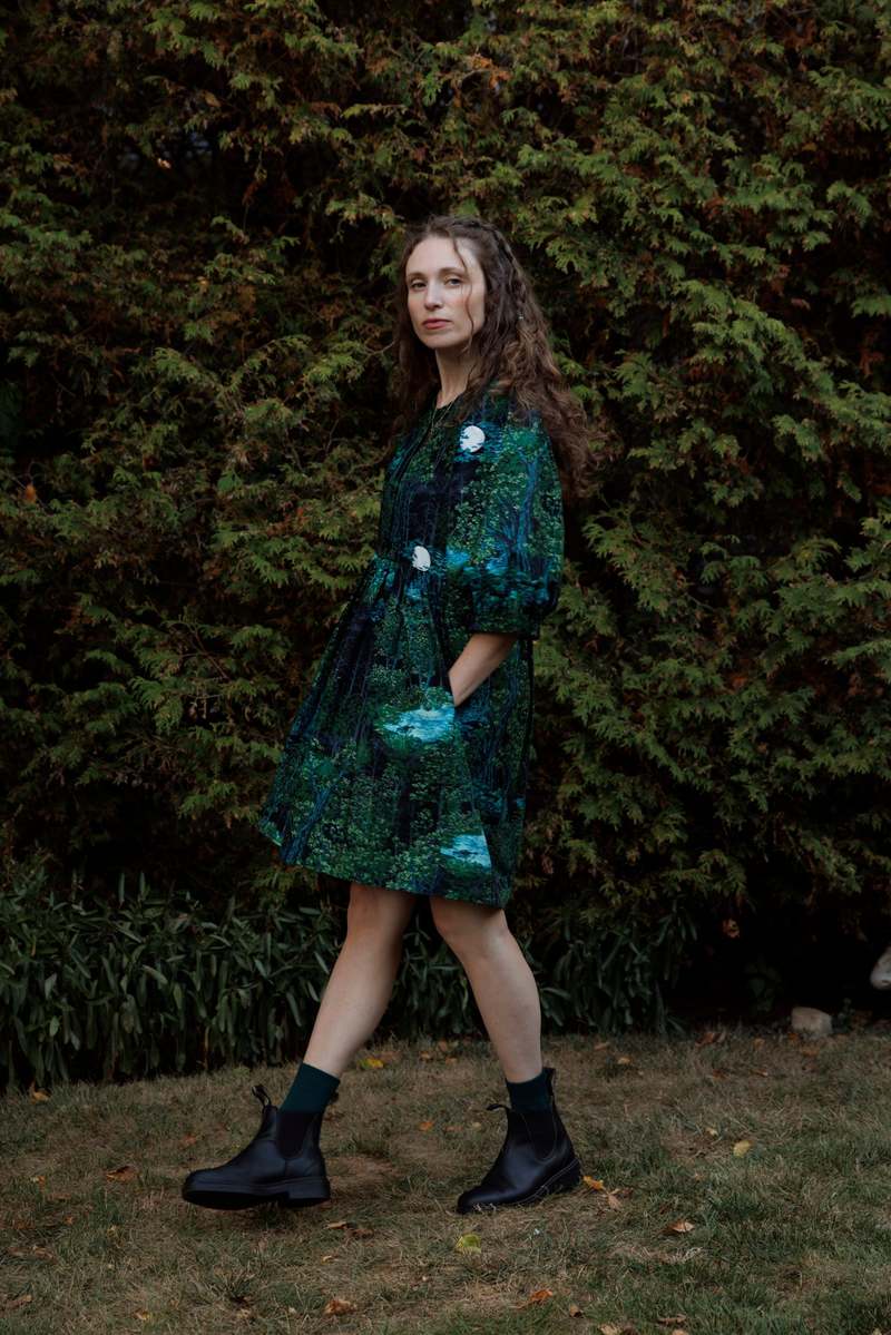 Birds of North America Cinnamon Bittern Dress (Sleepwalker)