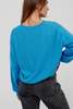 &Daughter Tahra V-Neck Sweater - Azores Blue - Thumbnail 3