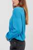 &Daughter Tahra V-Neck Sweater - Azores Blue - Thumbnail 5