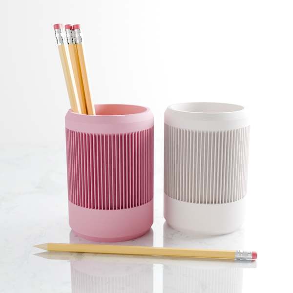 Modernized Pottery Stream Pencil Holder