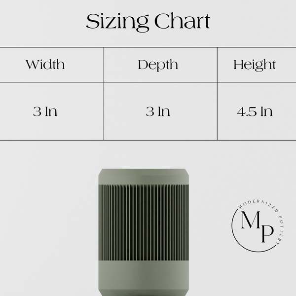 Modernized Pottery Stream Pencil Holder