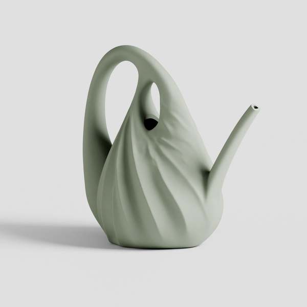 Modernized Pottery Swirl Watering Can