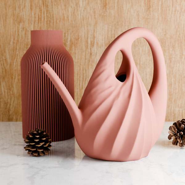 Modernized Pottery Swirl Watering Can