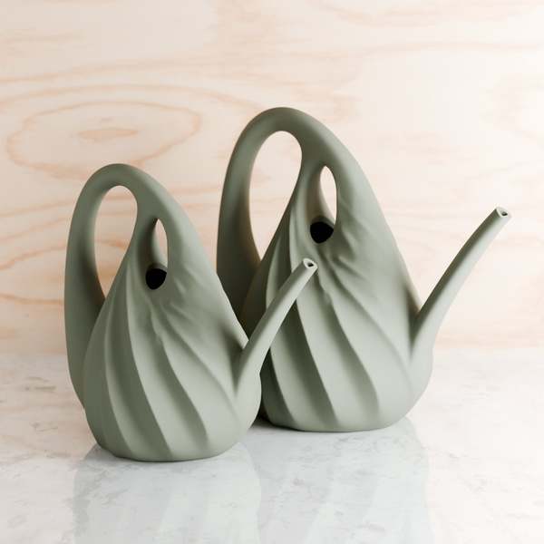 Modernized Pottery Swirl Watering Can
