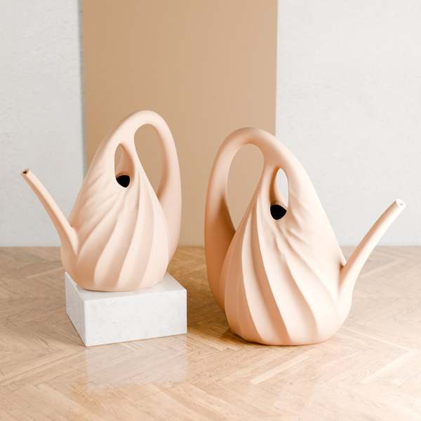 Modernized Pottery Swirl Watering Can