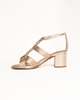 Alexandre Birman Olga Block 60 Sandal - Golden - Thumbnail 4