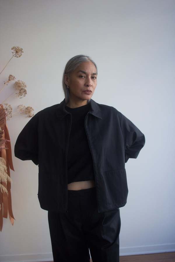 Veri Claire Zip Up Shirt