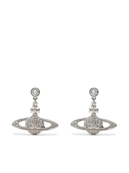 Vivienne Westwood Nina Sparkle Hoop Crystals Earrings