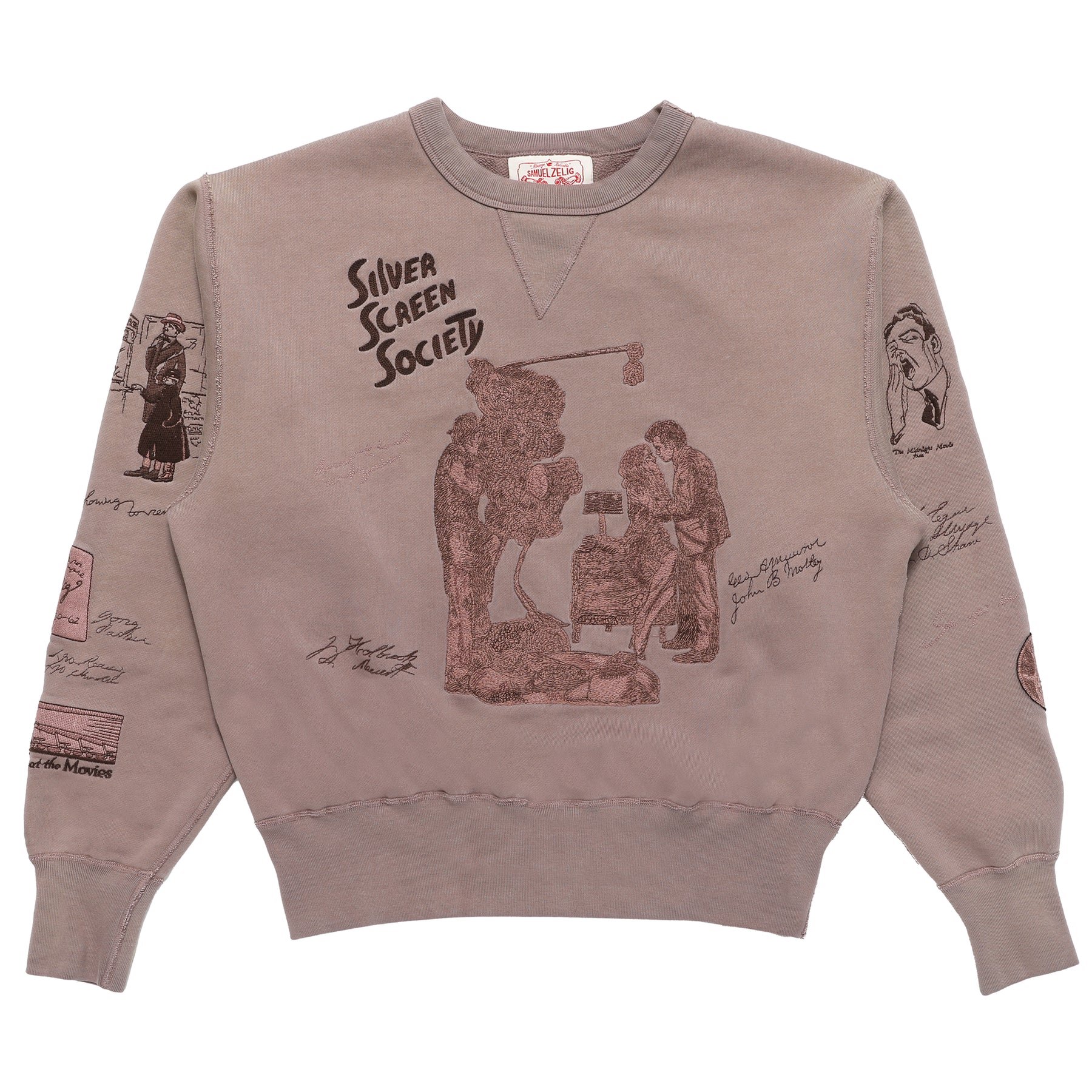 Samuel Zelig Film Crewneck Sweatshirt - Lavender | Garmentory