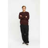 RVLT 6537 Knit Sweater - Burgundy - Thumbnail 2