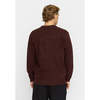 RVLT 6537 Knit Sweater - Burgundy - Thumbnail 3