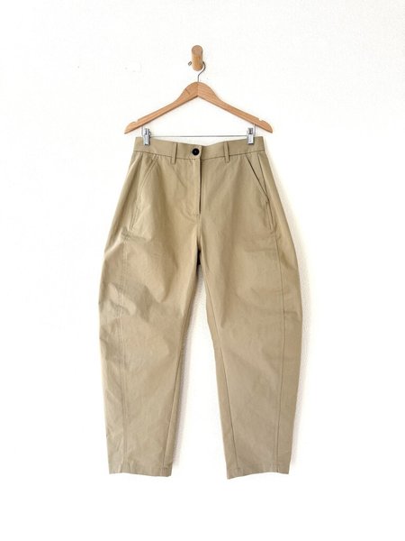 【STUDIO NICHOLSON】PEACHED COTTON TWILL Studio Nicholson Peached Cotton Twill Dordoni Pant - Cream