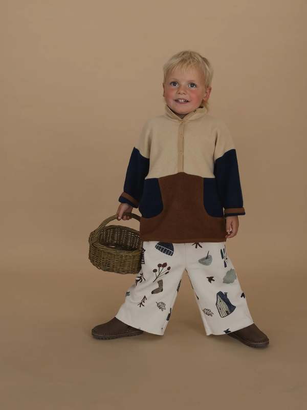 KIDS Organic Zoo Cosy Wild Wide-Leg Pants
