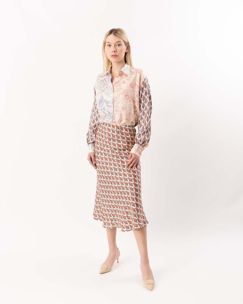 La Prestic Ouiston Nola Skirt - Soleil Rouge