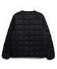 TAION Crew Neck Button Down Jacket - Black Leopard - Thumbnail 2